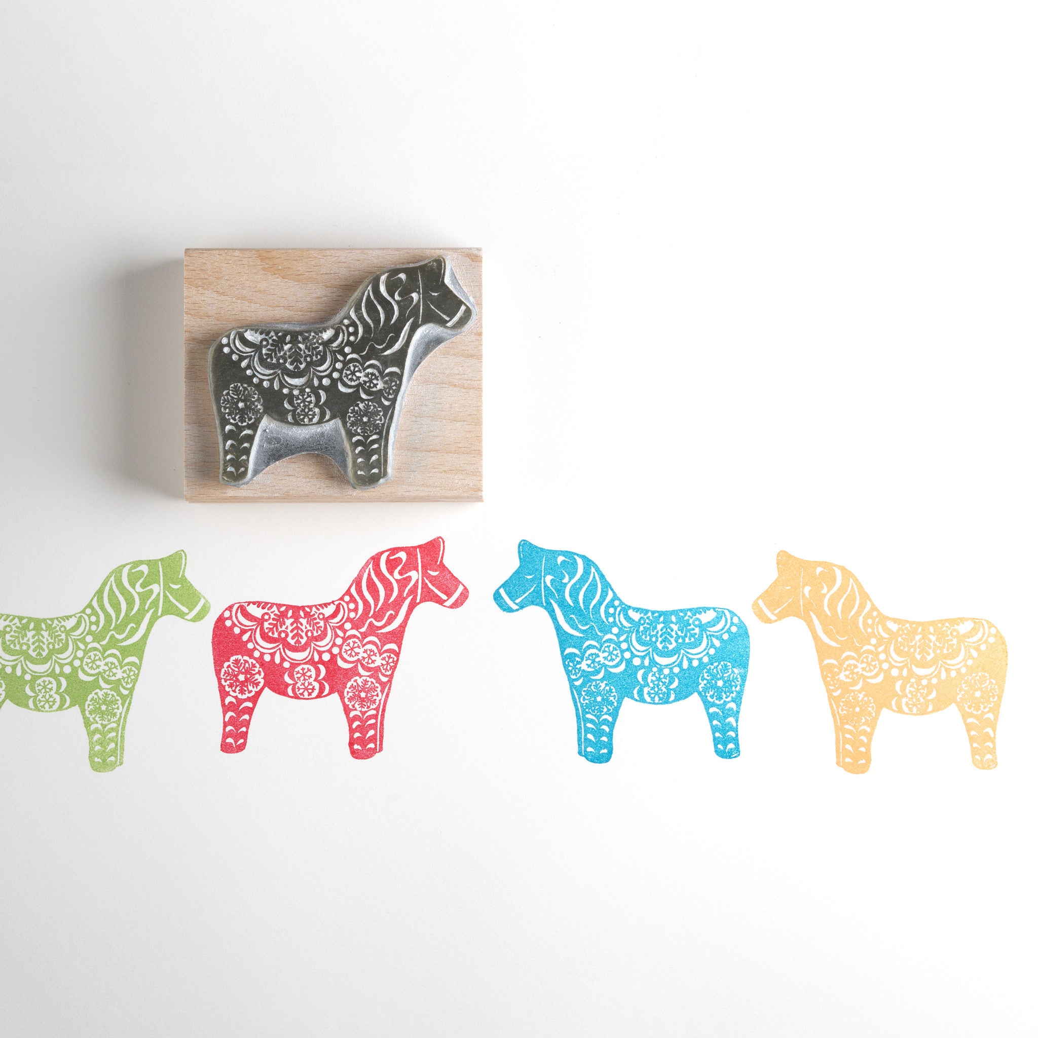 Dala Horse Rubber Stamp