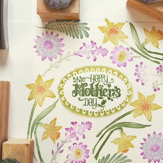 Spring Flowers Stamps - Noolibird