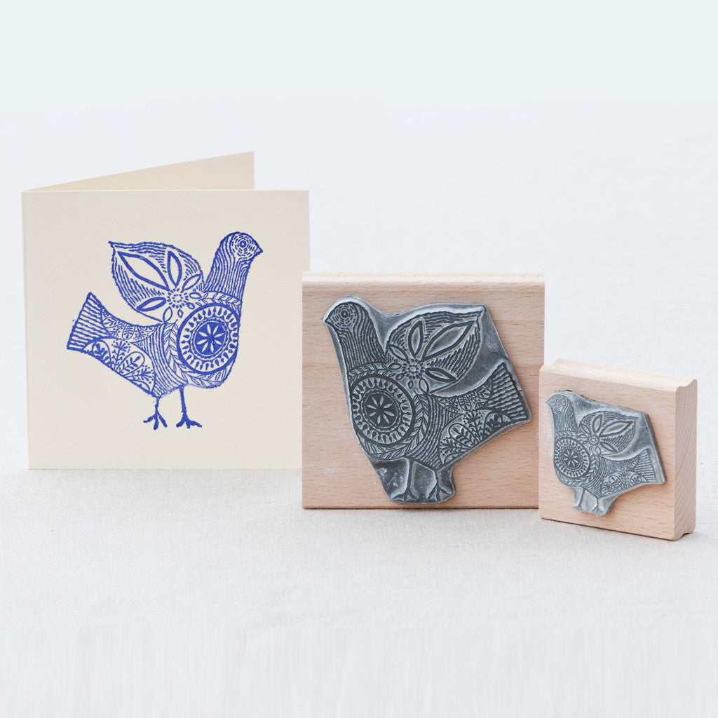 Stitch Bird Rubber Stamp