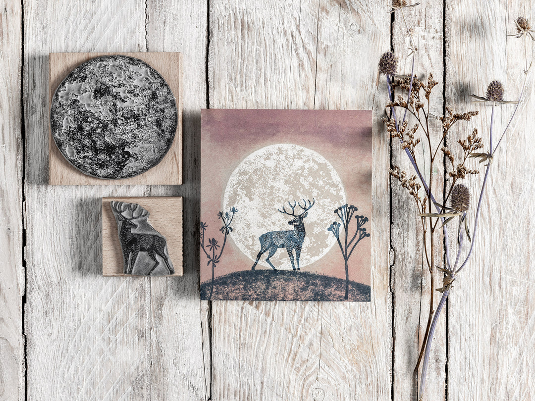Light up Your Card Making with our new Full Moon and Stag Stamps!