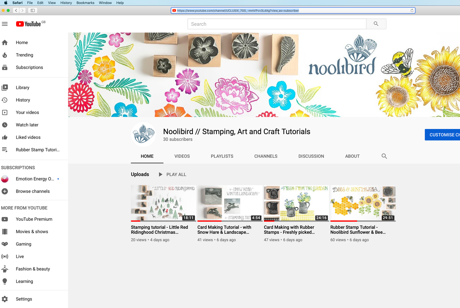 Noolibird has just landed on YouTube...