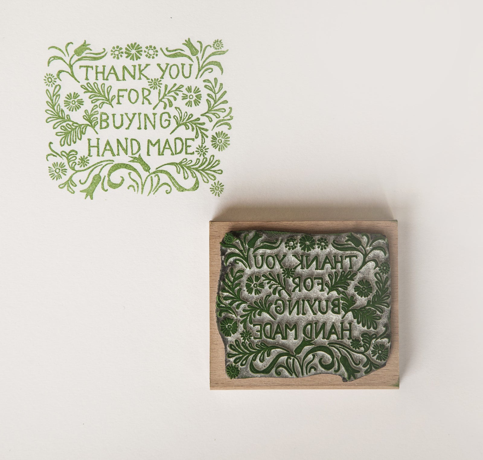 New Rubber Stamps to Celebrate Buying Handmade