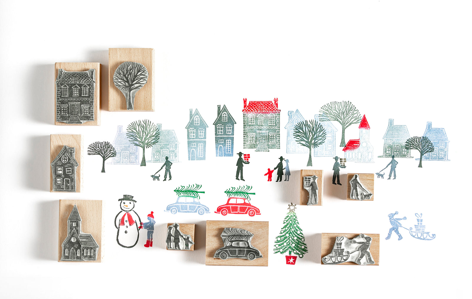 New Tiny Town Christmas Rubber Stamps...