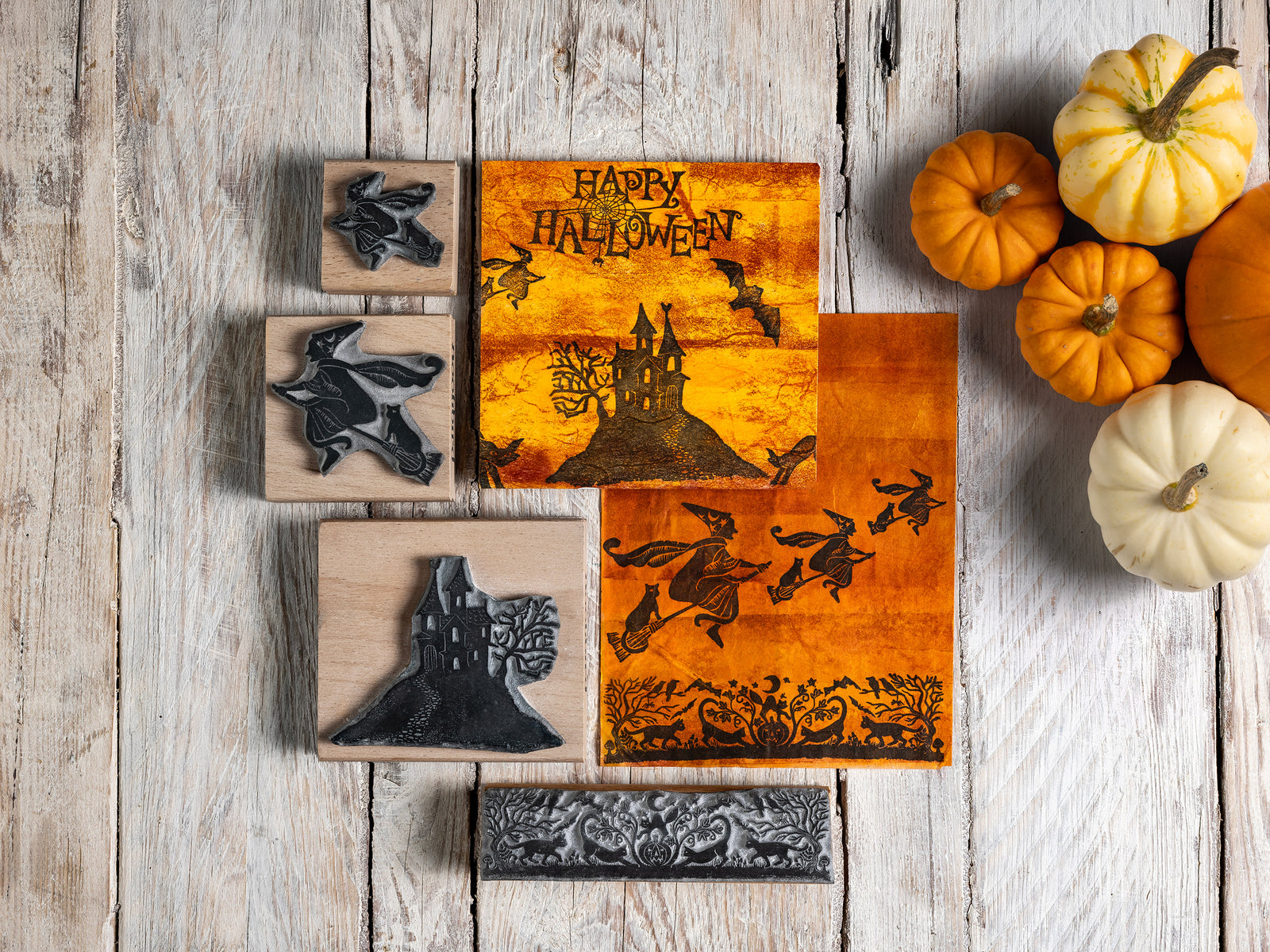 Halloween Stamps for DIY Halloween Decor, Halloween Stamps for Card Making