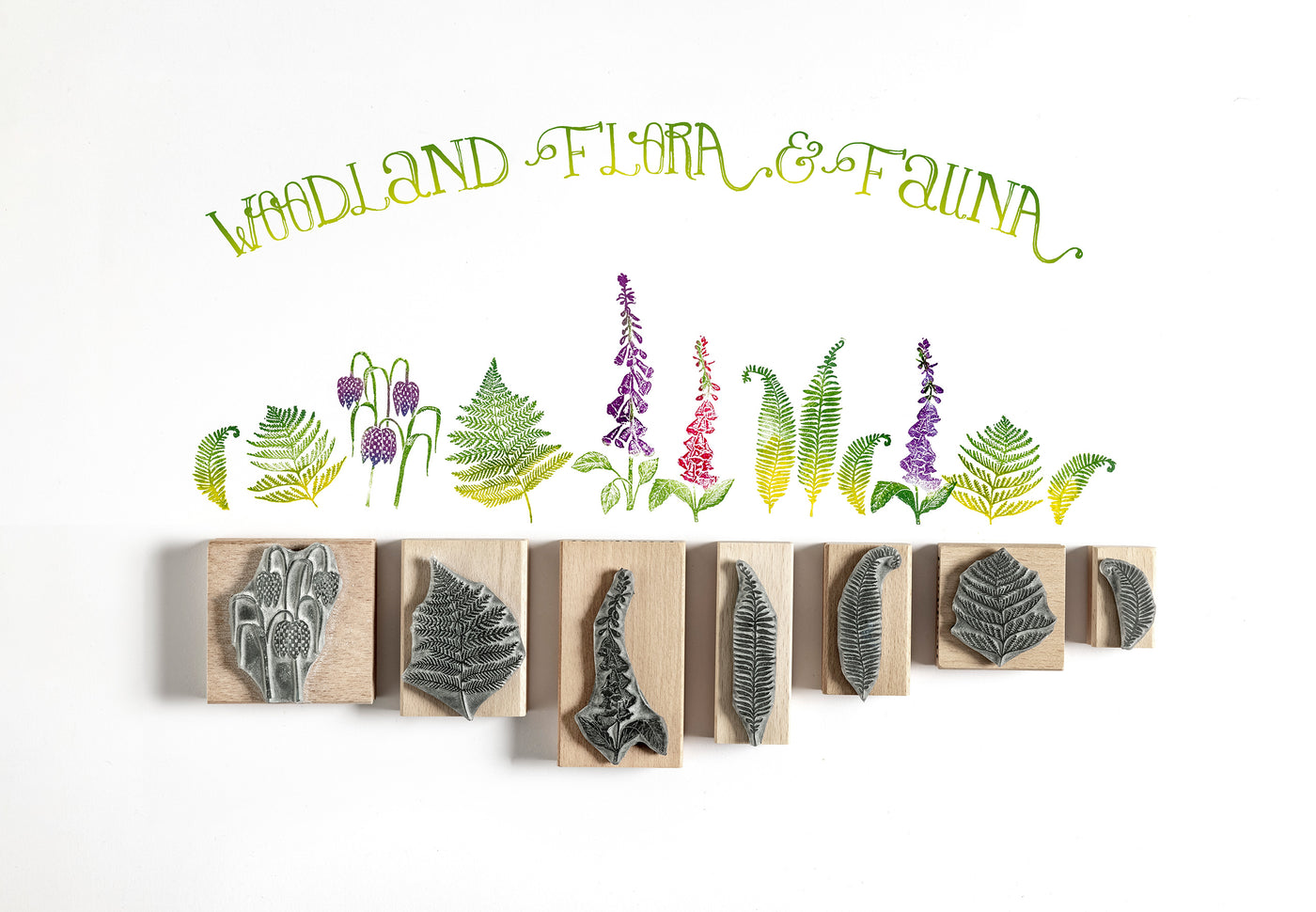 flower rubber stamp - card making stamp - craft stamp