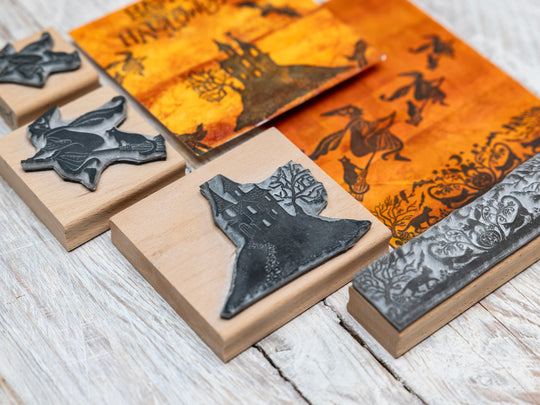 Halloween Stamps for Paper Craft and Card making Halloween Craft Gift, DIY Halloween Craft for Kids