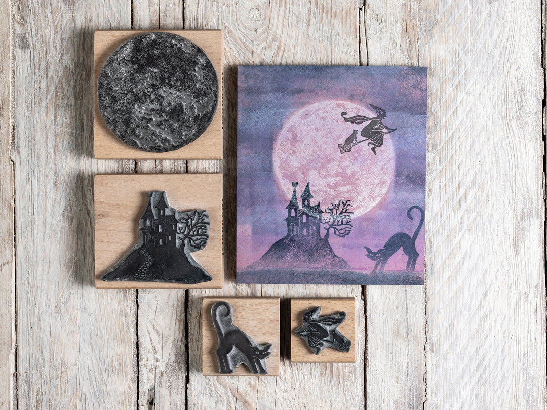 Halloween Stamps for Paper Craft and Card making Halloween Craft Gift, DIY Halloween Craft for Kids