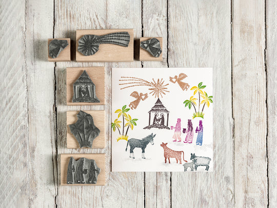 Nativity Rubber Stamps - Noolibird
