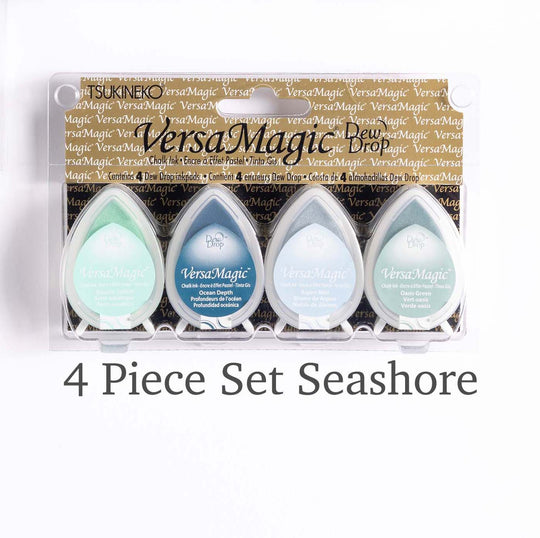 VersaMagic Ink pad 4 Piece Set Jewel Box, Seashore and Southwest, ink pads for