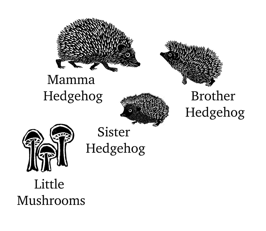 Hedgehog Family - Noolibird
