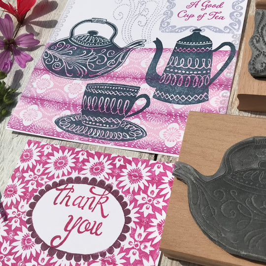 Frame and Border Rubber Stamps for Decorative Card making - Noolibird