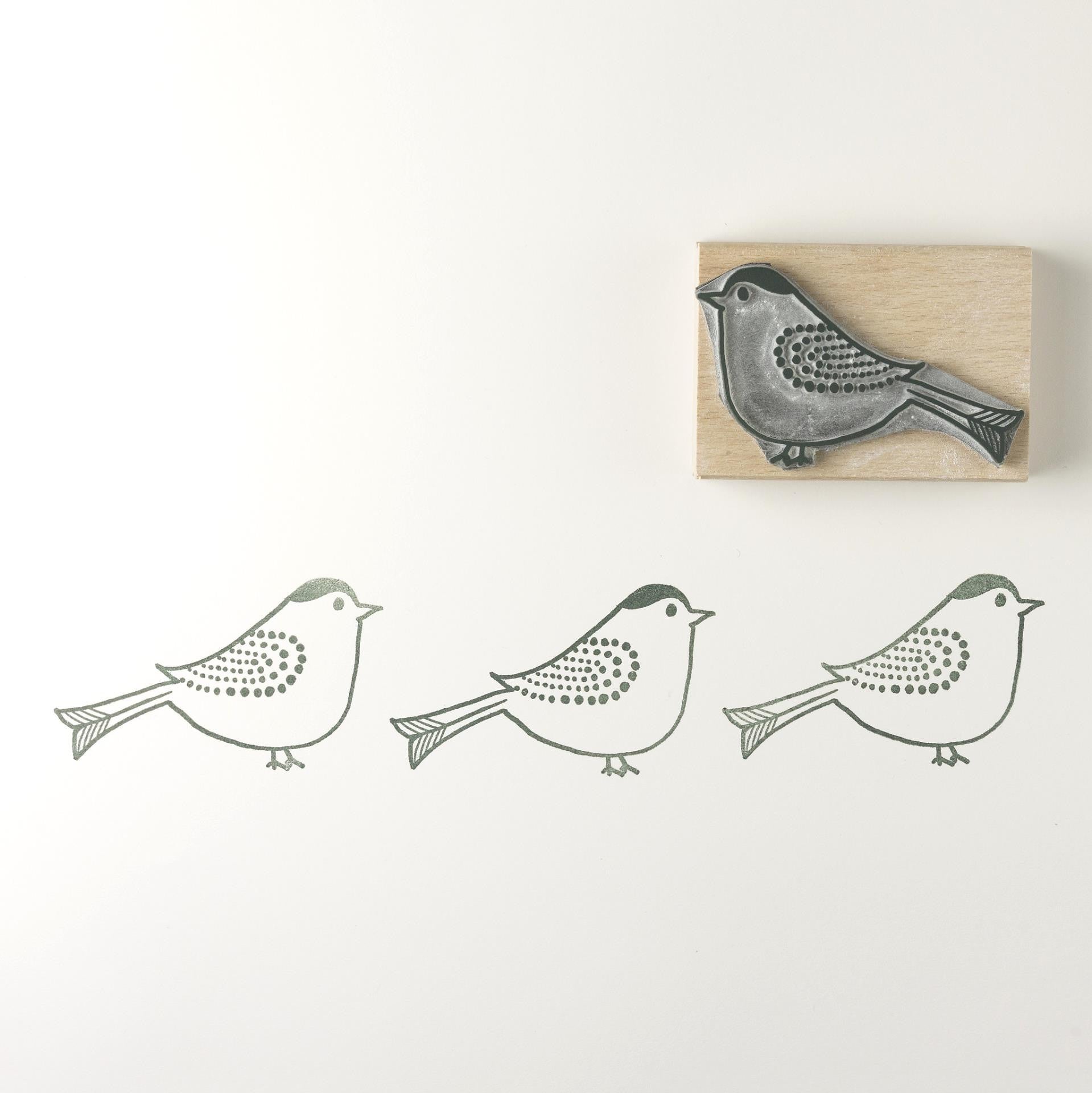 Reggie Bird Rubber stamp - Noolibird